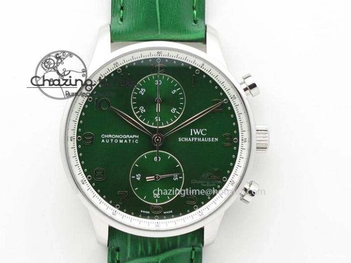 MIROTIME 0425 Practical Portuguese Real PR IW500109 ZF 1:1 Best Edition Black Dial On Black Leather Strap A52010 V 7308